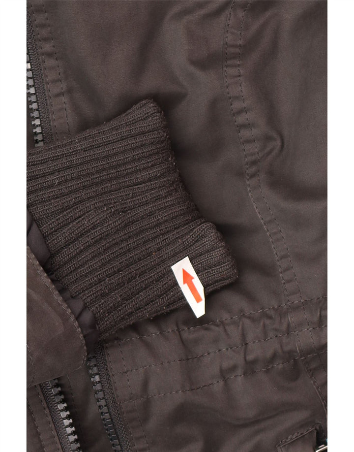 Męska kurtka wiatrówka z kapturem Superdry The Windcheater UK 42 XL, szara