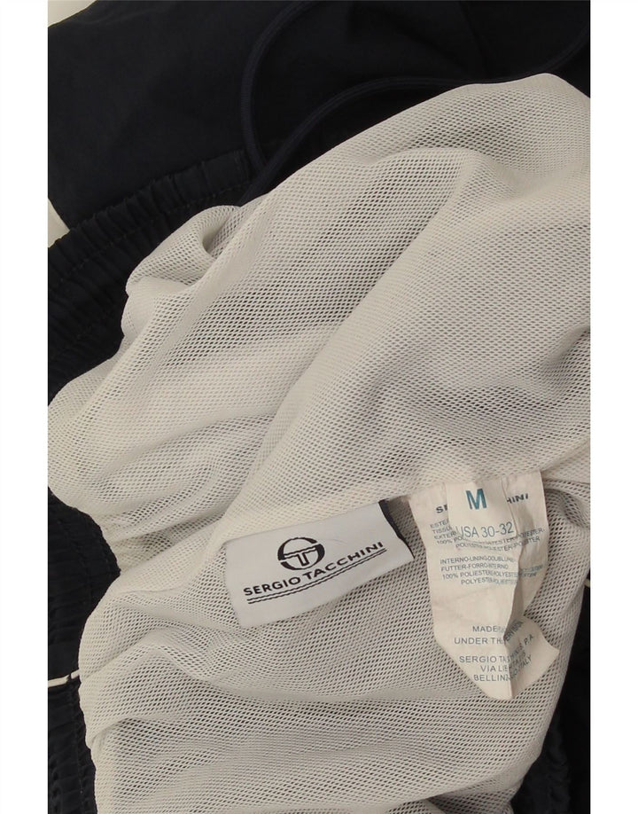 Męskie spodnie dresowe Sergio Tacchini Joggers Średni granatowy poliester