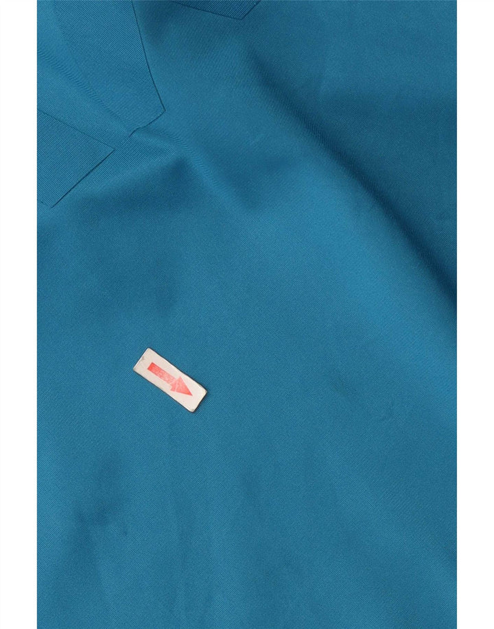 Męska bluza z grafiką Armani, sweter XL, niebieski poliester