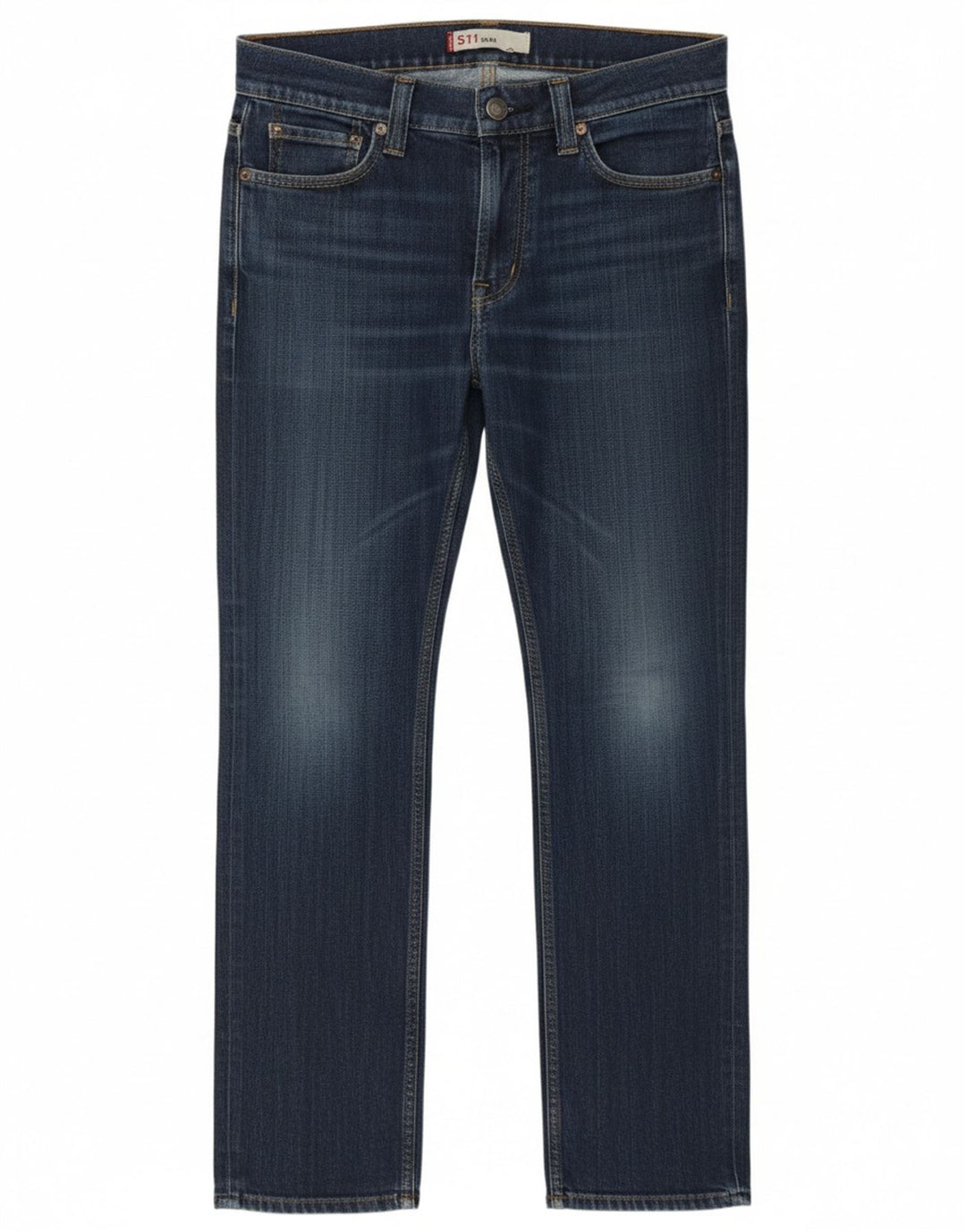 Męskie jeansy Levi's 511 Slim W32 L32 Niebieska bawełna