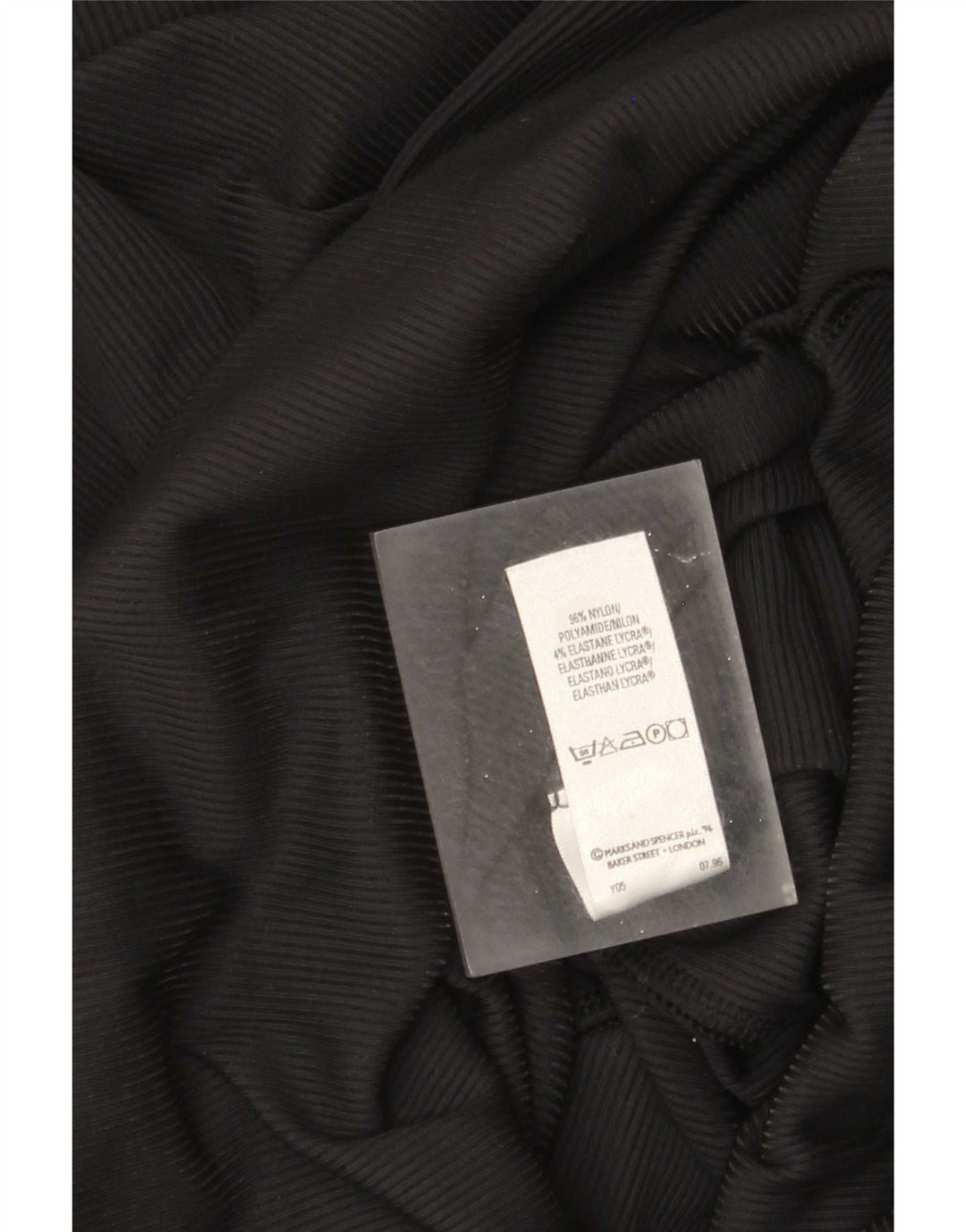 Marks & Spencer Damska sukienka maxi UK 10, mała, czarna, nylonowa