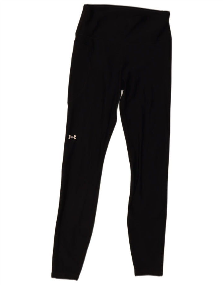 Legginsy damskie Under Armour UK 10, małe, czarne, poliestrowe