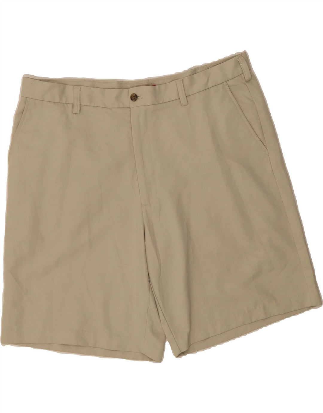 IZOD Mens Chino Shorts W40 XL Beige Polyester Vintage Izod and Second-Hand Izod from Messina Hembry 