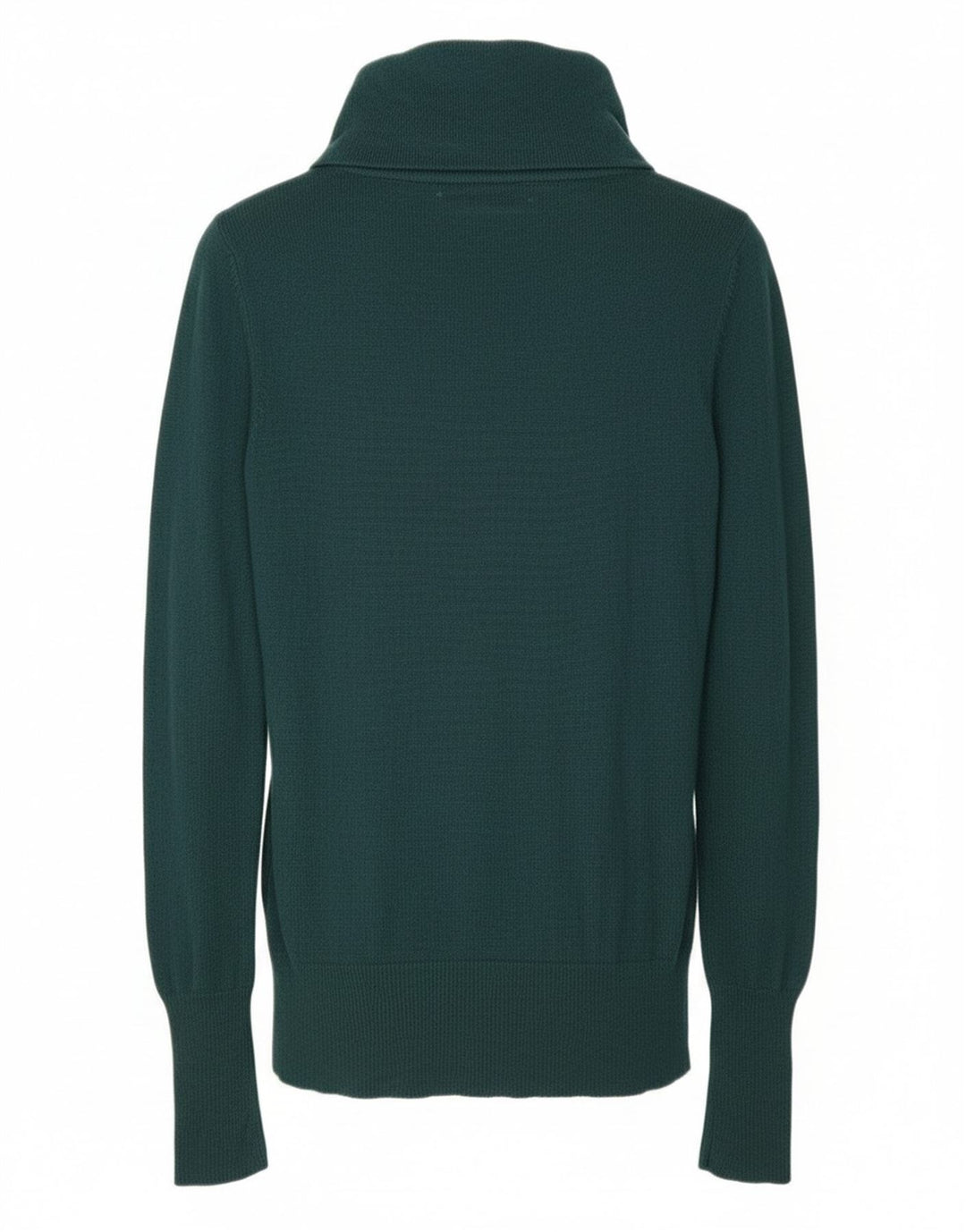 MOSSIMO Womens Roll Neck Jumper Sweater UK 10 Small Green Nylon