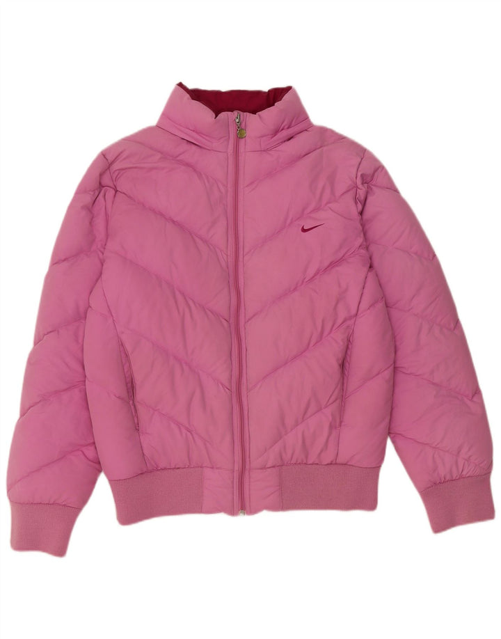 Wyściełana kurtka dziewczęca Nike 13-14 lat XL, różowa, poliestrowa