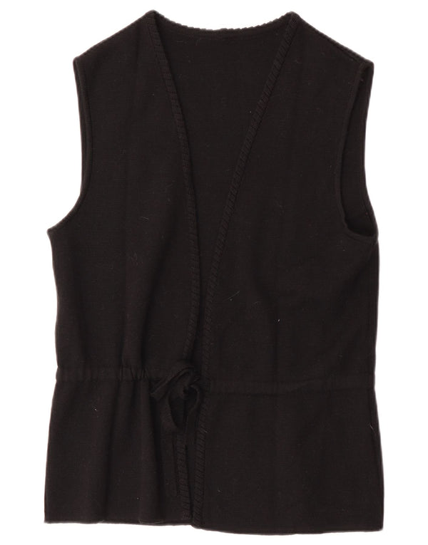 Damski sweter bez rękawów RASICA UK 12, średni czarny