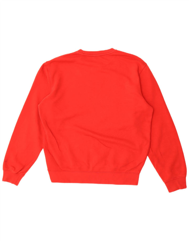 Męski sweter z grafiką Champion, duży, czerwony, bawełniany