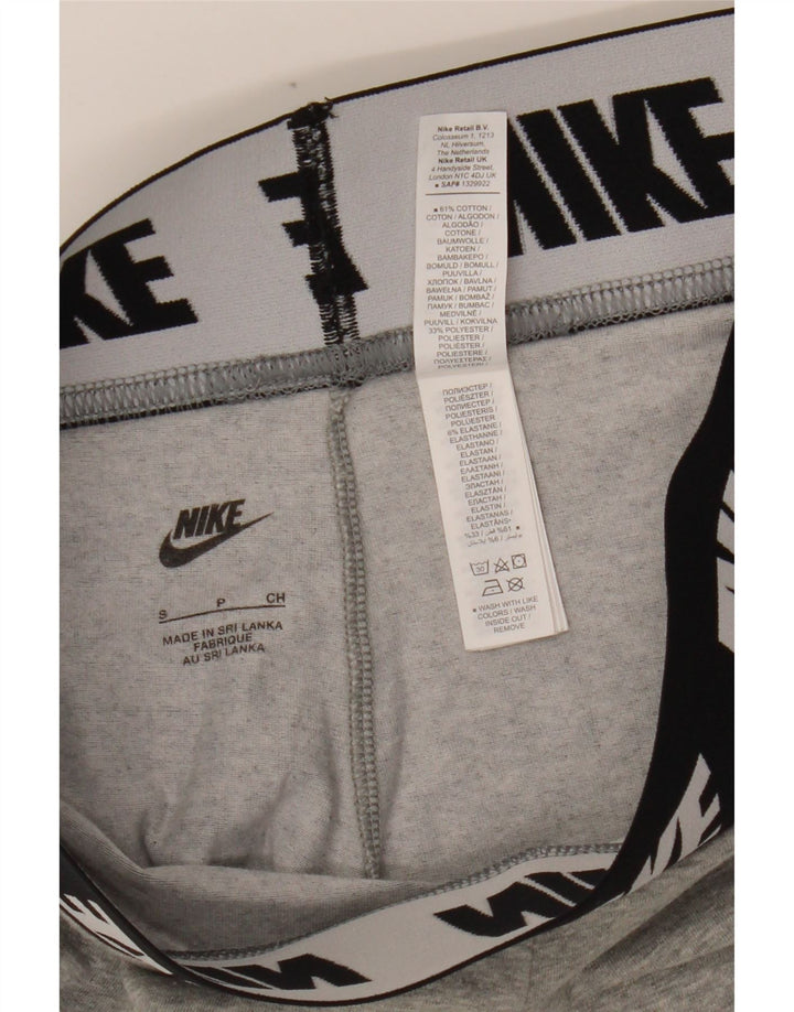 Damskie legginsy NIKE Graphic UK 8 Small, szare, bawełniane
