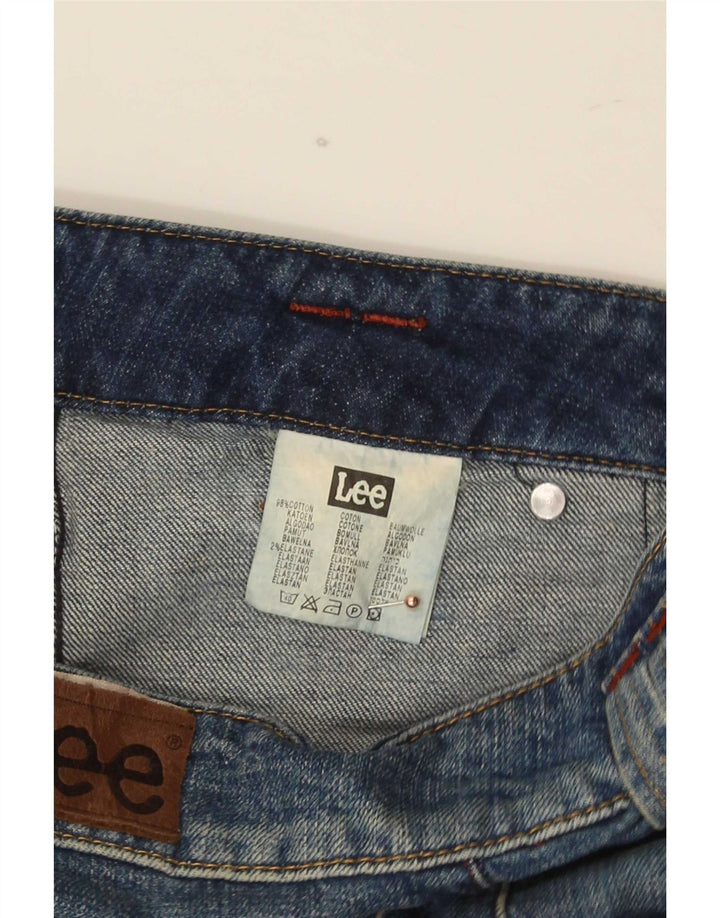 Damskie jeansy Lee Leola Bootcut W27 L35 Niebieskie bawełniane
