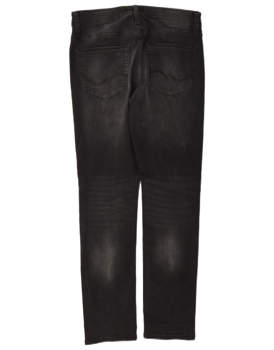 Męskie jeansy Jack & Jones GLENN Slim W30 L32, czarne, bawełniane