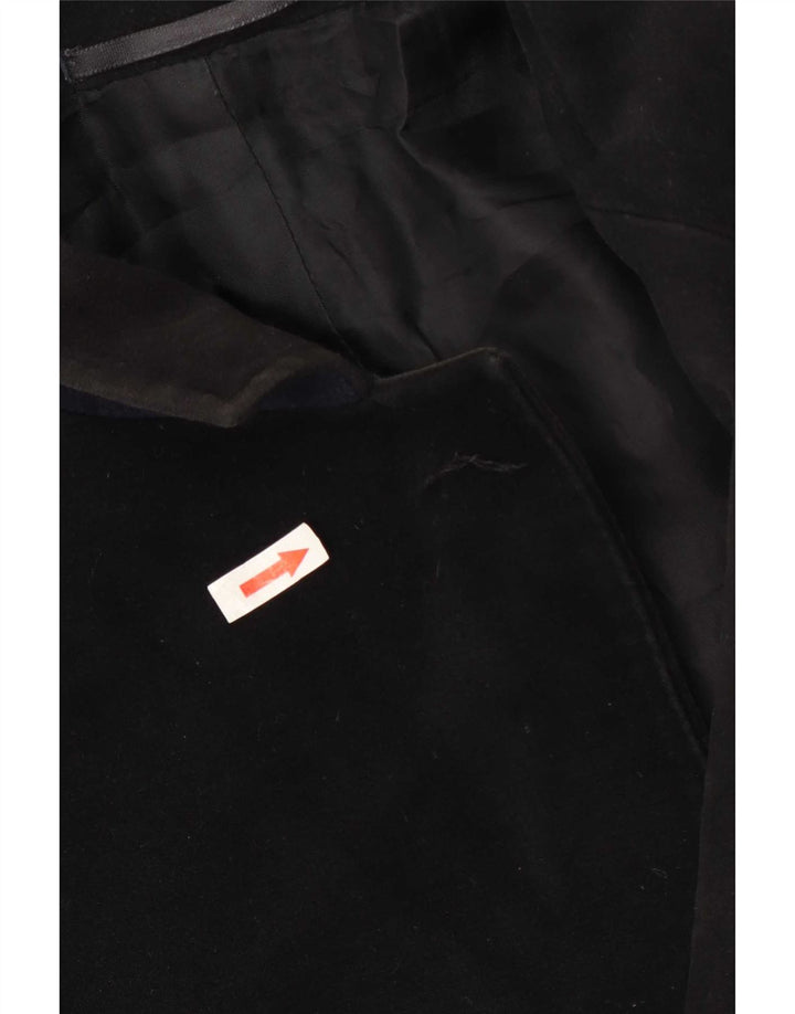 Płaszcz męski Massimo Dutti EU 48, średni czarny, bawełniany