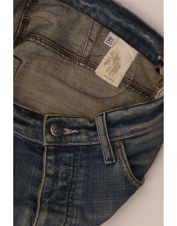Męskie jeansy Armani Slim W30 L32 Niebieskie bawełniane