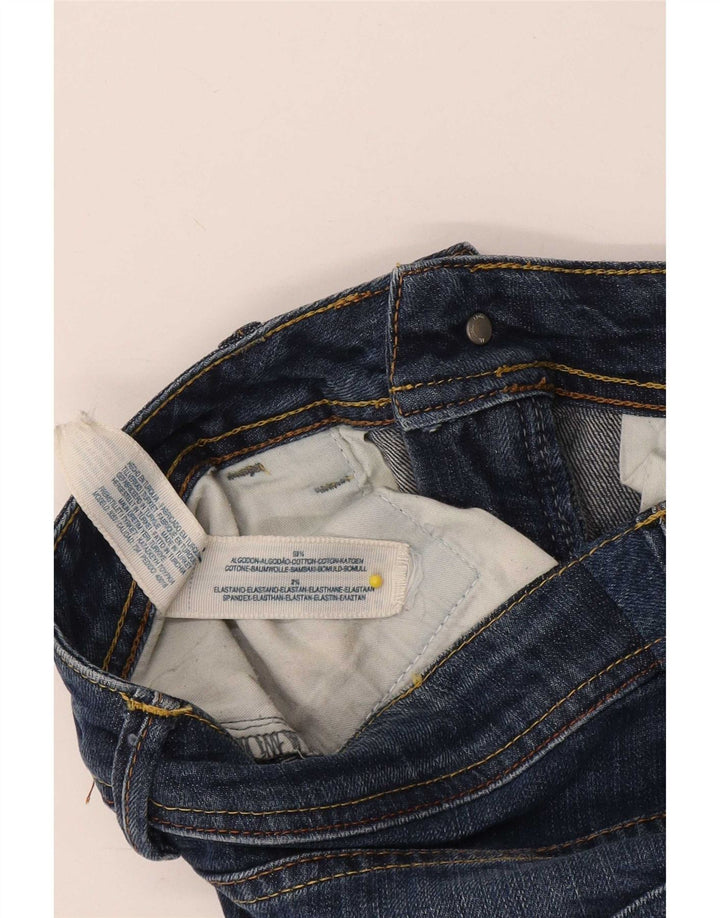 Damskie spodenki jeansowe Vintage W32, duże, niebieskie, bawełniane