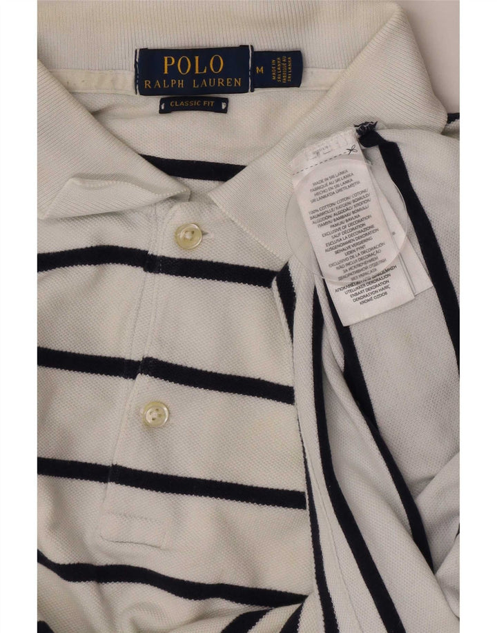 Koszula męska Polo Ralph Lauren, średnia, bawełniana w białe paski