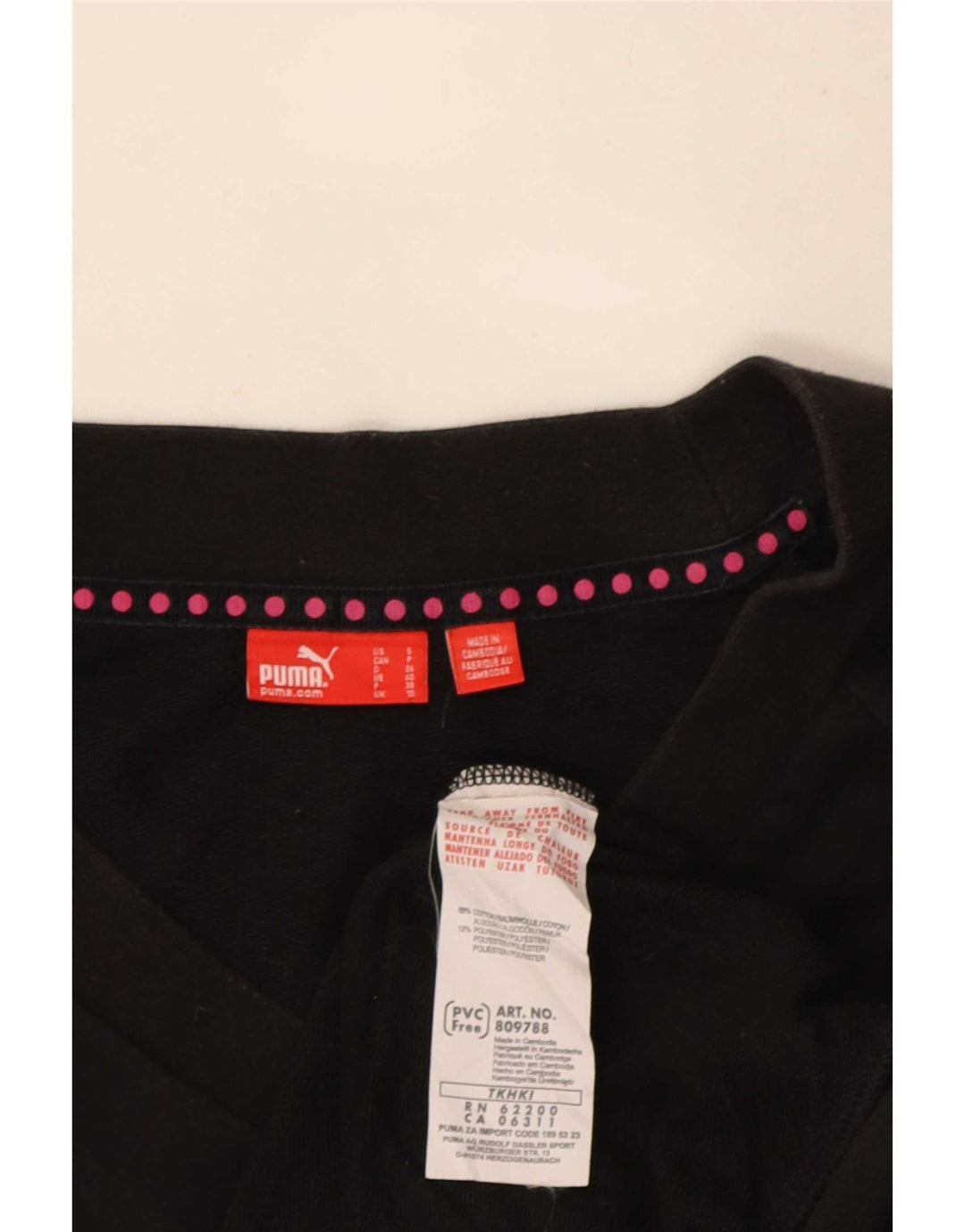 Damski sweter oversize Puma UK 10, mały, czarny, bawełniany