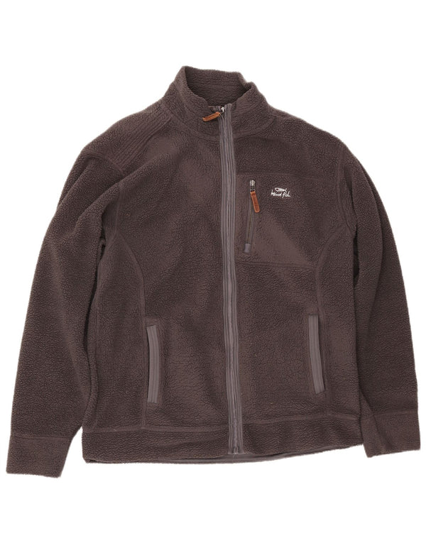 Męska kurtka polarowa WEIRD FISH UK 40, duża, szara, z poliestru