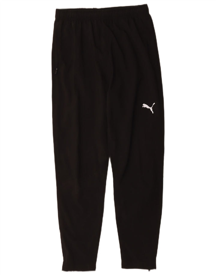 Damskie spodnie dresowe Puma UK 10, małe, czarne, poliestrowe