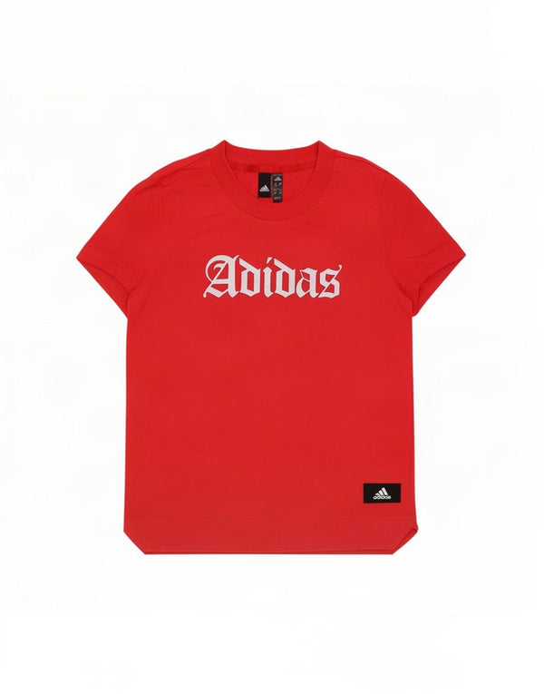 Damska koszulka graficzna Adidas Top UK 10 Small Red