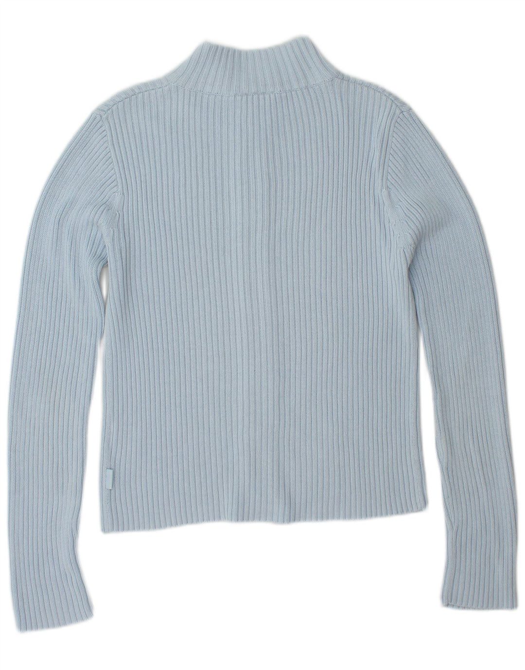 Damski sweter TOM TAILOR Crop Cardigan UK 12 Średni niebieski