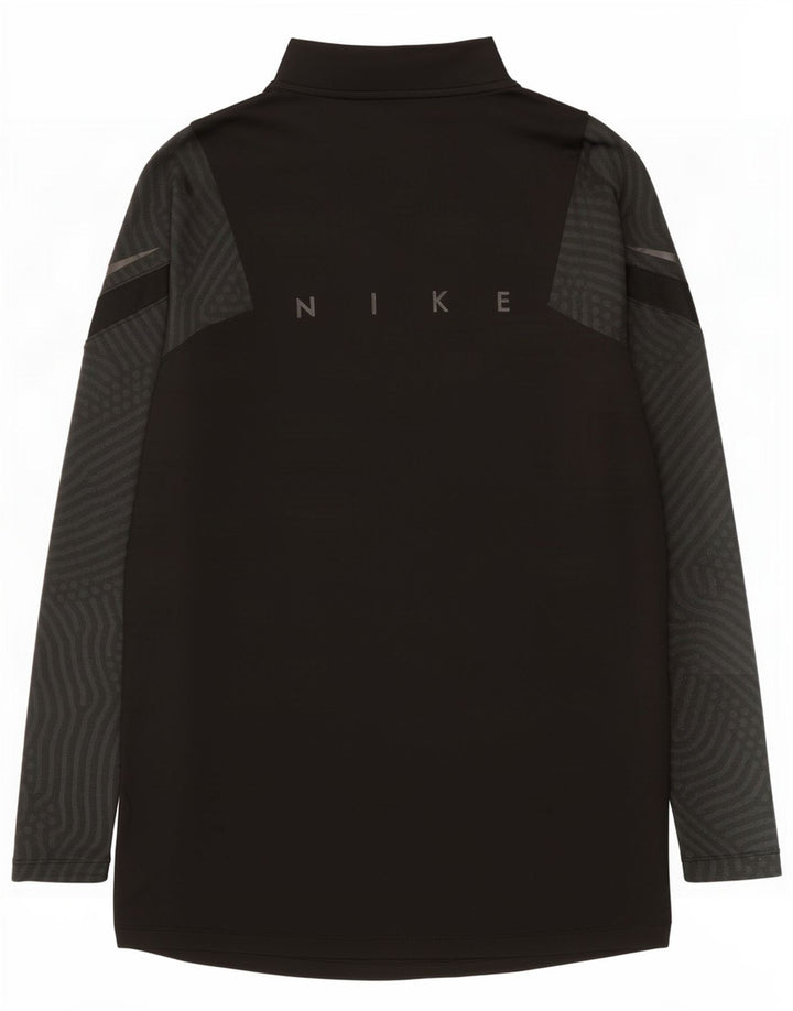 Męski dres Nike Dri Fit z graficznym pulowerem, mały, czarny prążek