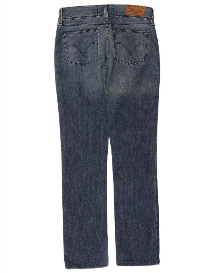 Damskie jeansy Levi's 571 Slim W28 L30 Niebieska bawełna