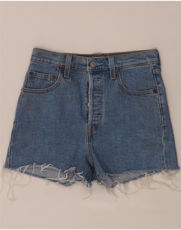 Damskie spodenki jeansowe Levi's W26 Small, niebieskie, bawełniane