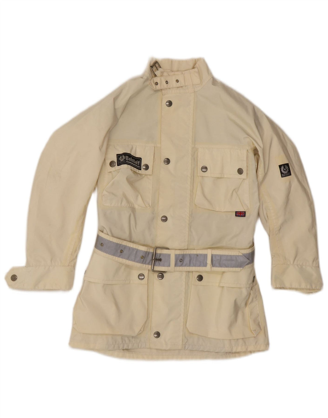 Kurtka chłopięca Belstaff Utility 7-8 lat w kolorze białego nylonu