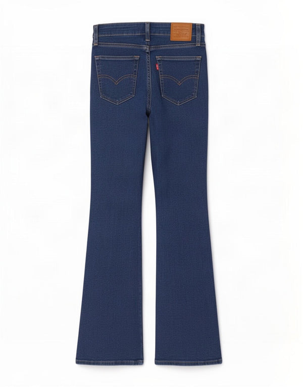 Damskie jeansy Levi's 726 Flared W27 L32 Niebieskie bawełniane