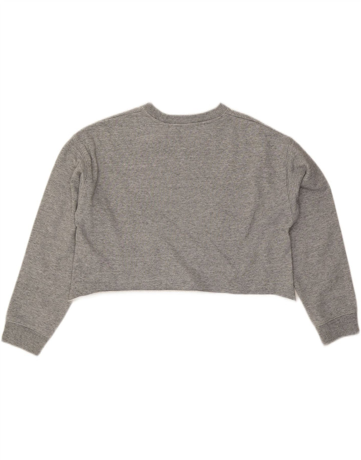Damski sweter oversize Levi's Crop UK 10 Small, szary, bawełniany