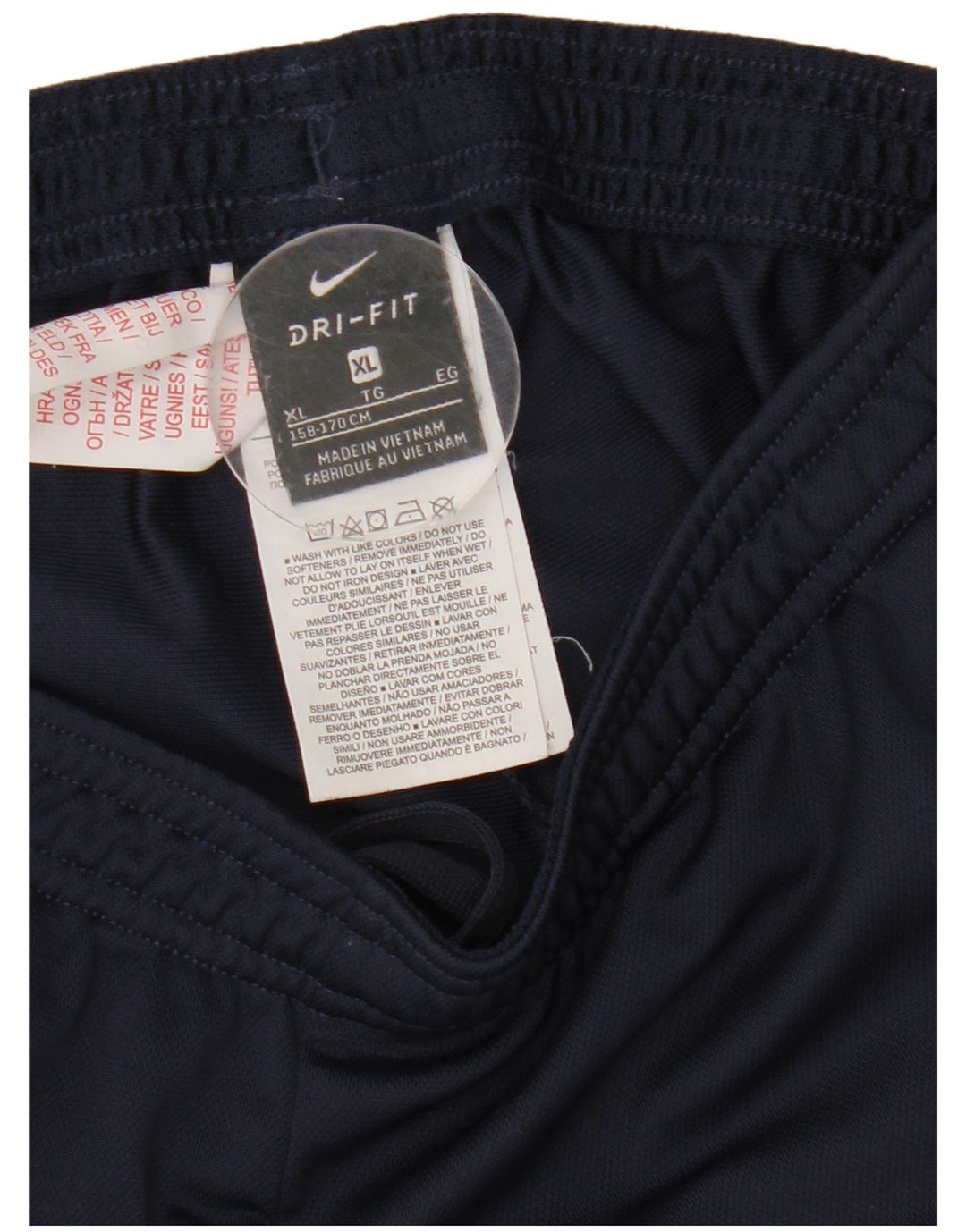 Chłopięce spodnie dresowe NIKE Dri Fit, 13-14 lat, XL, granatowe, poliestrowe