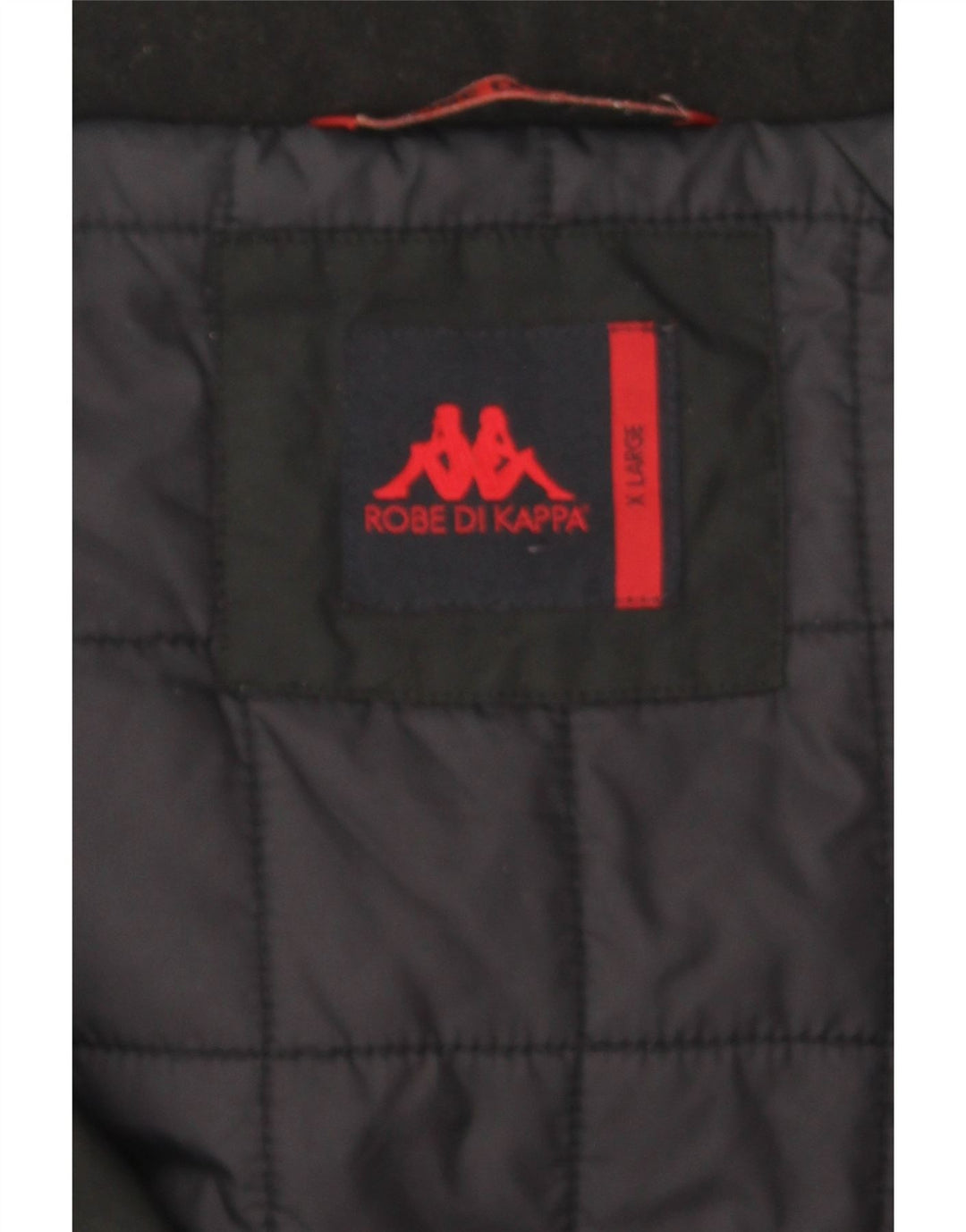 KAPPA Womens Hooded Windbreaker Jacket UK 18 XL Black Polyester Vintage Kappa and Second-Hand Kappa from Messina Hembry 