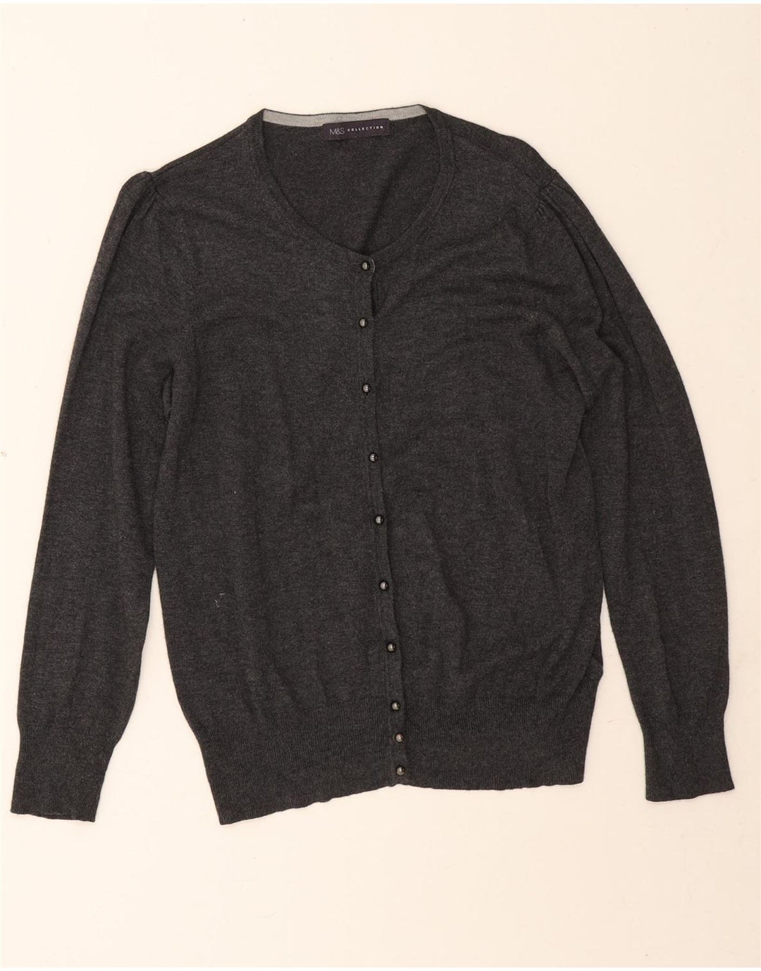 Sweter damski Marks & Spencer UK 14, średnioszary, wiskoza