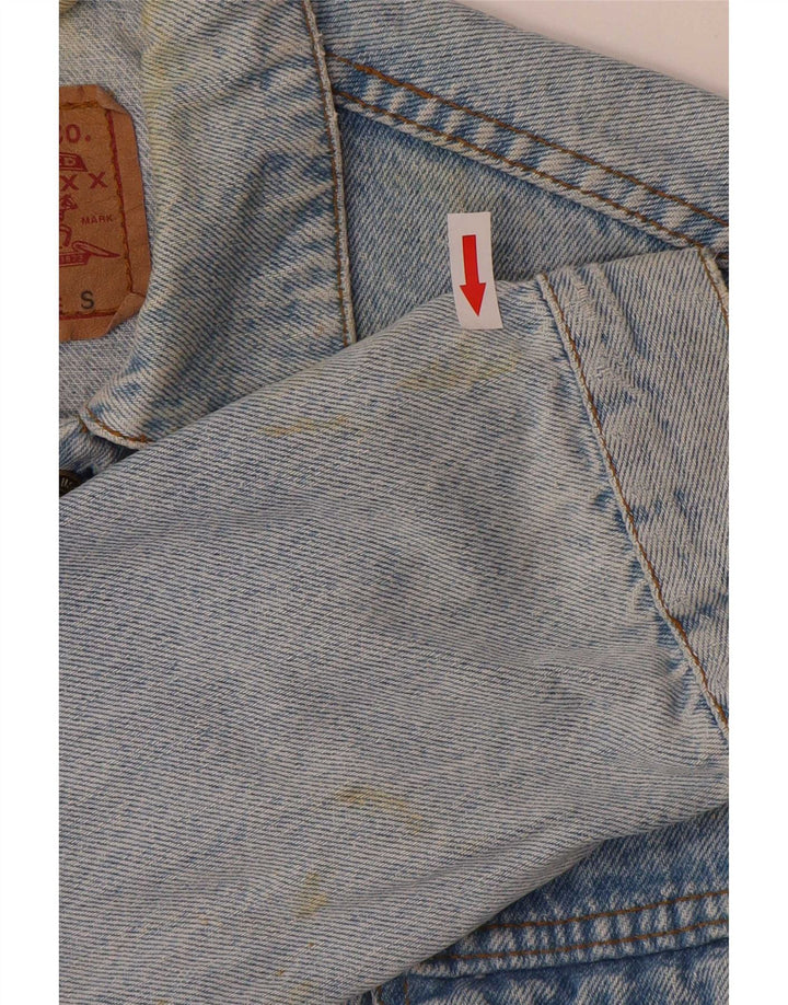 Męska kurtka dżinsowa Levi's UK 36 Small, niebieska, bawełniana
