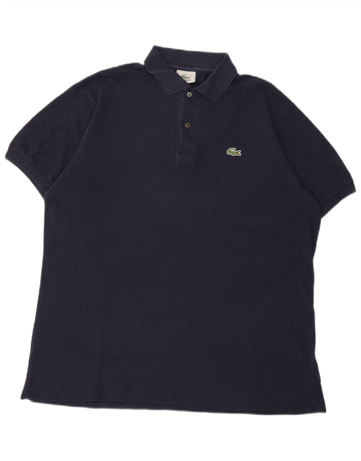 Męska koszulka polo Lacoste, rozmiar 5, duża, granatowa, bawełniana