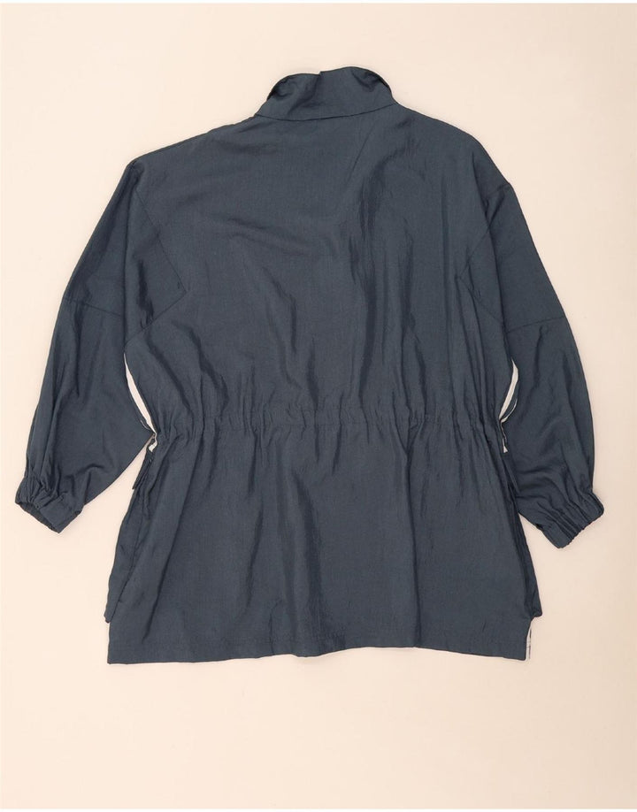 Damska kurtka oversize Adidas UK 8 Small Blue Poliamid