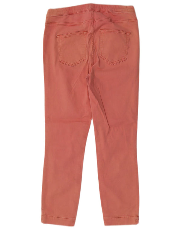 Damskie jeansy Crop Jegging White Stuff UK 12 Medium W28 L25 Różowa bawełna