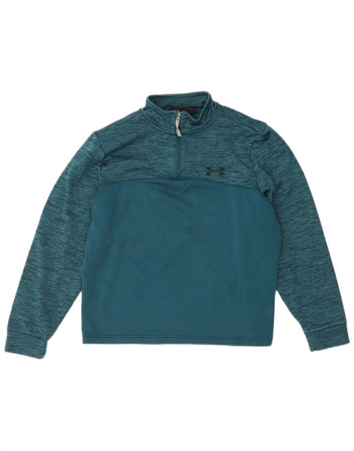 Damski sweter o luźnym kroju UNDER ARMOUR UK 10, mały, zielony