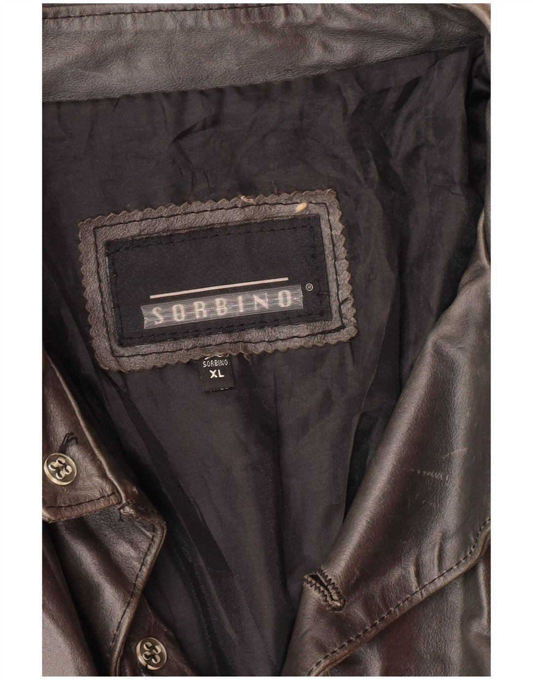 Męska kurtka skórzana SORBINO UK 42 XL szara