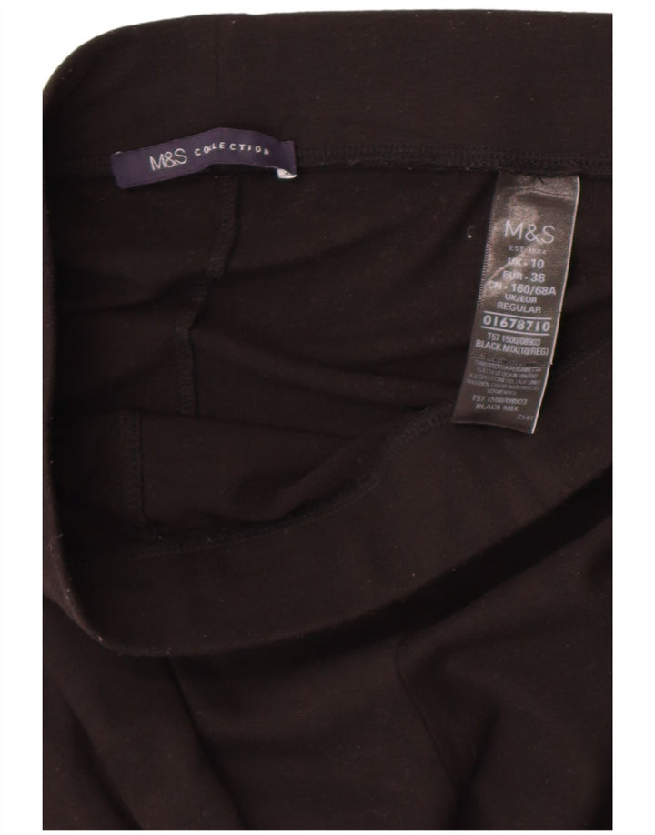 Legginsy damskie Marks & Spencer UK 10, małe, czarne, poliestrowe