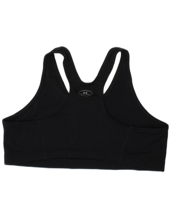 Damski top sportowy z grafiką Under Armour XL, czarny, nylonowy sportowy