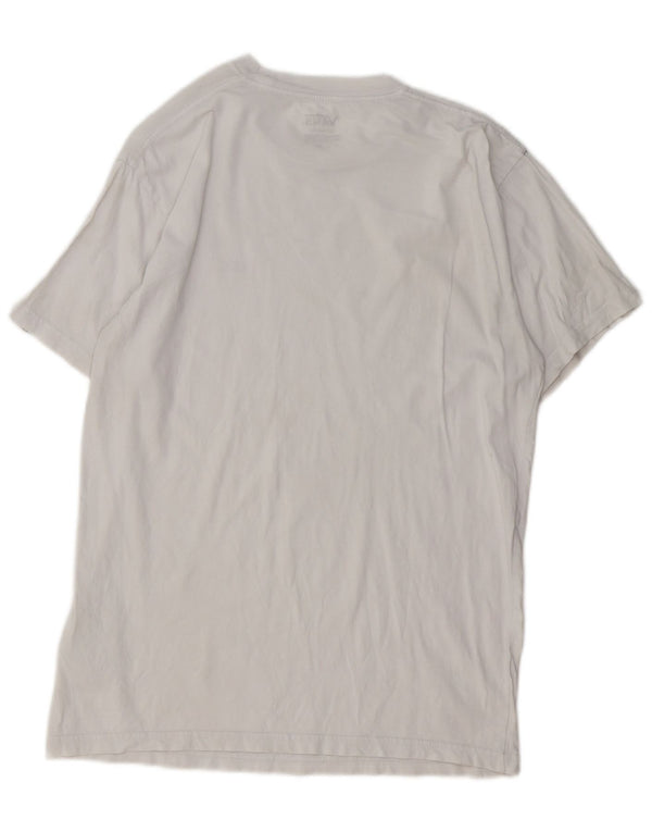 Męska koszulka t-shirt Vans o klasycznym kroju, średnia, biała, bawełniana