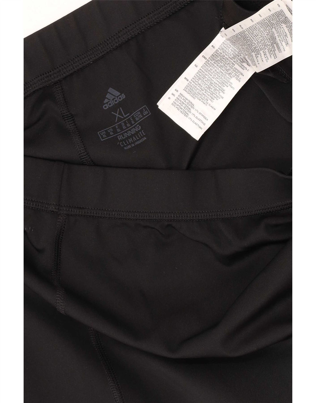 Damskie legginsy Adidas Climalite XL, czarne, poliestrowe, sportowe