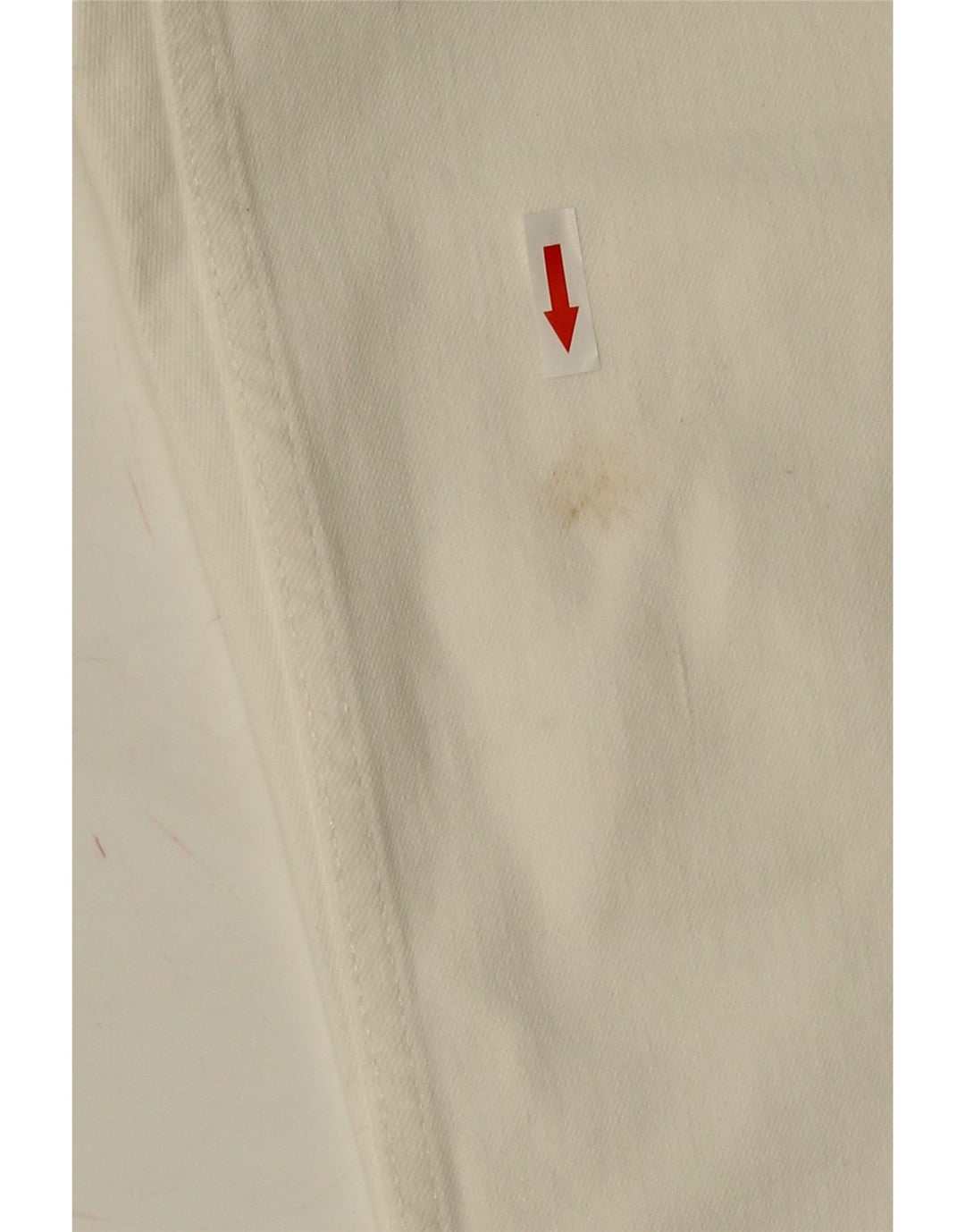 Damskie jeansy slim fit Topshop W28 L26 Biały poliester