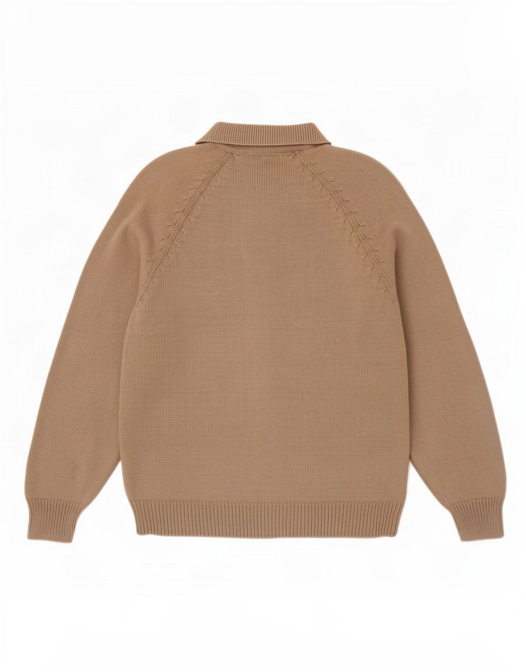Męski sweter polo Trussardi w kolorze średniego beżu