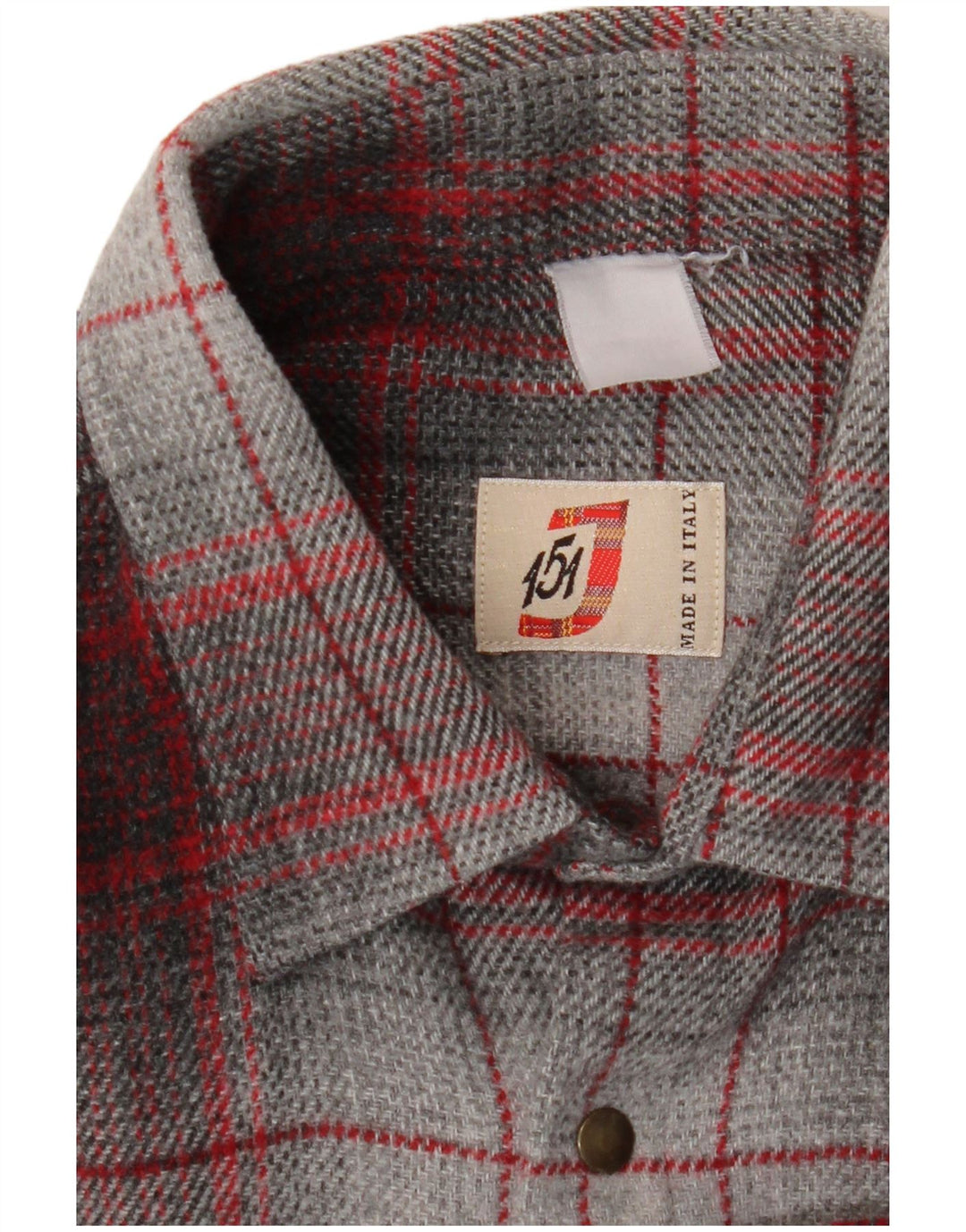 Koszula męska flanelowa VINTAGE XL w bordową kratkę