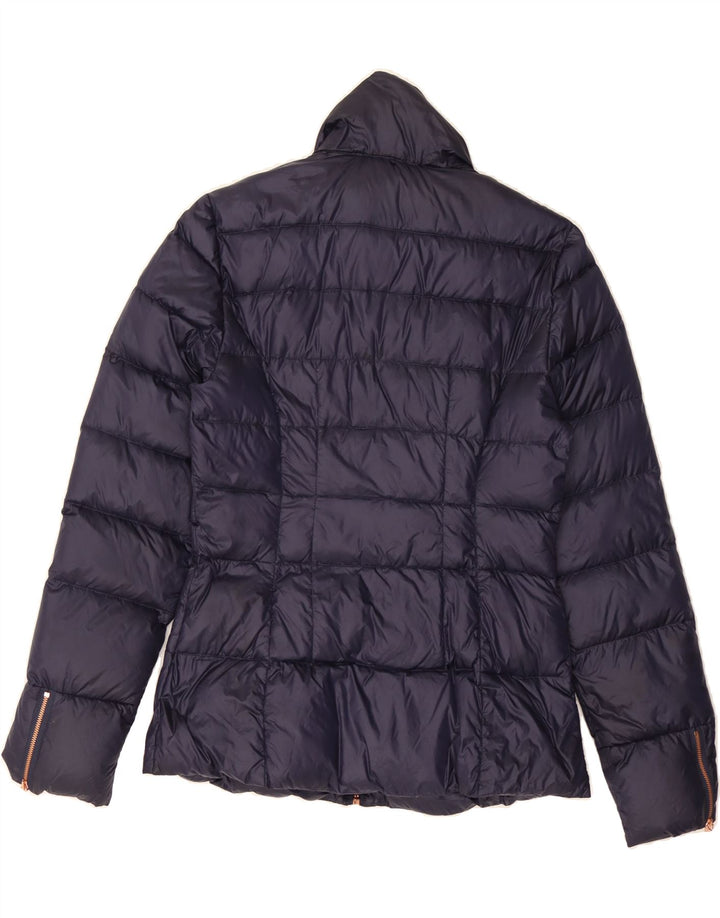 TED BAKER Womens Padded Jacket Size 2 Small Navy Blue Polyamide Vintage Ted Baker and Second-Hand Ted Baker from Messina Hembry 