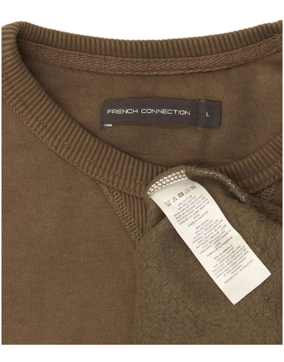 Bluza męska French Connection, duża, bawełniana khaki