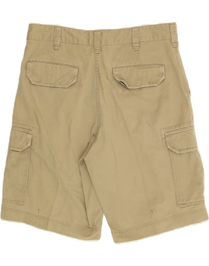 VINTAGE Mens Cargo Shorts W36 Large Beige Cotton Vintage Vintage and Second-Hand Vintage from Messina Hembry 