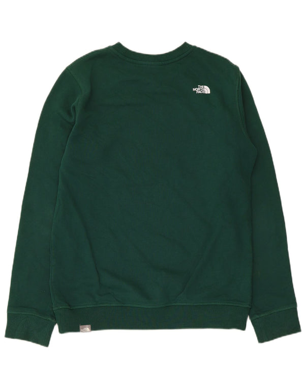 Chłopięca bluza z grafiką The North Face 14-15 lat XL, zielona bawełna