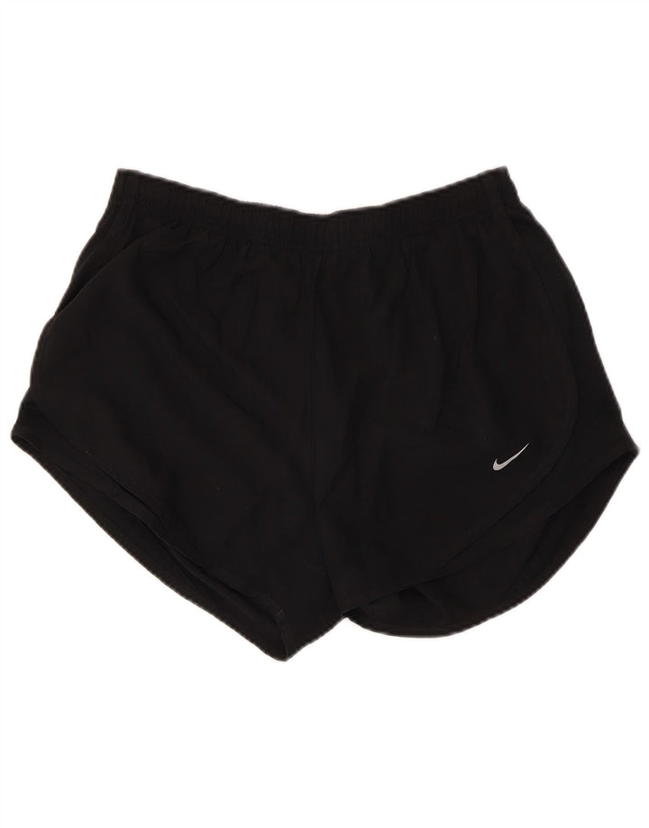 Damskie spodenki sportowe NIKE Dri Fit UK 14, średni czarny poliester
